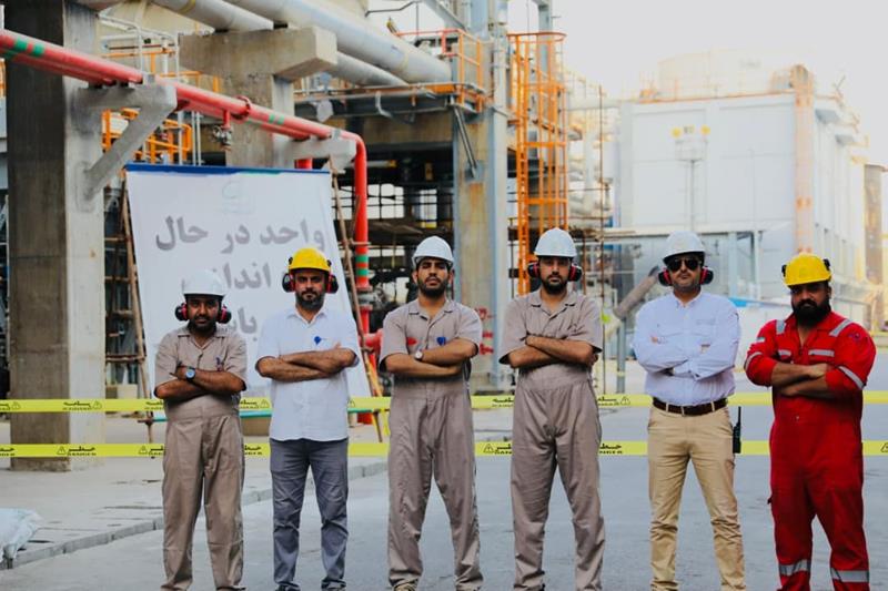 بخار فشار بالا وارد مجتمع پتروشیمی صدف خلیج‌فارس شد